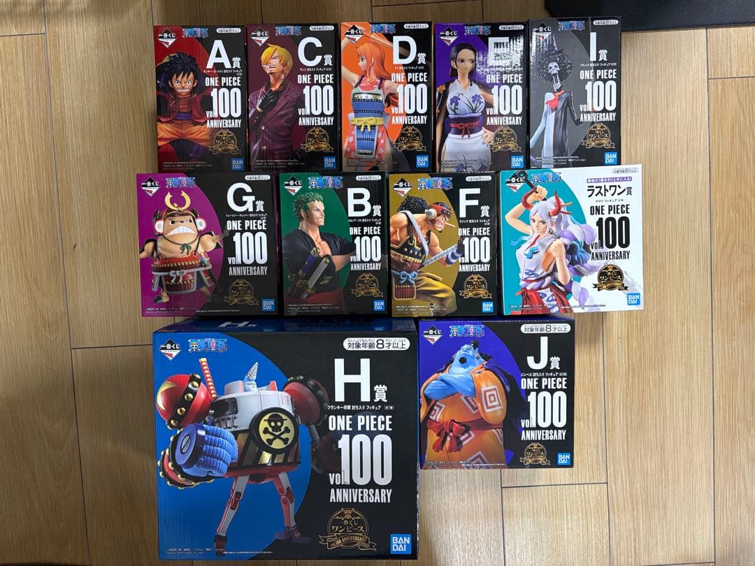未開封　一番くじ　vol.100　麦わらの一味　ヤマト　11種　ワノ国　討ち入り 一番くじ ワンピース vol.100 Anniversary｜一番くじ倶楽部｜BANDAI