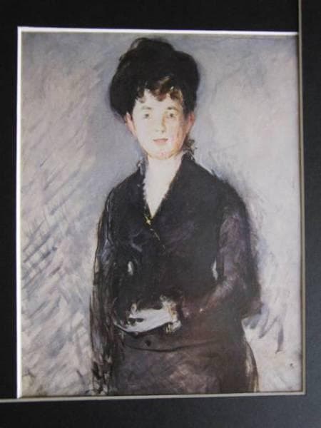 Manet、FEMME A L'EPINGLE D'OR、海外版超希少レゾネ Woman with a Fan, 1862 | McGaw Graphics
