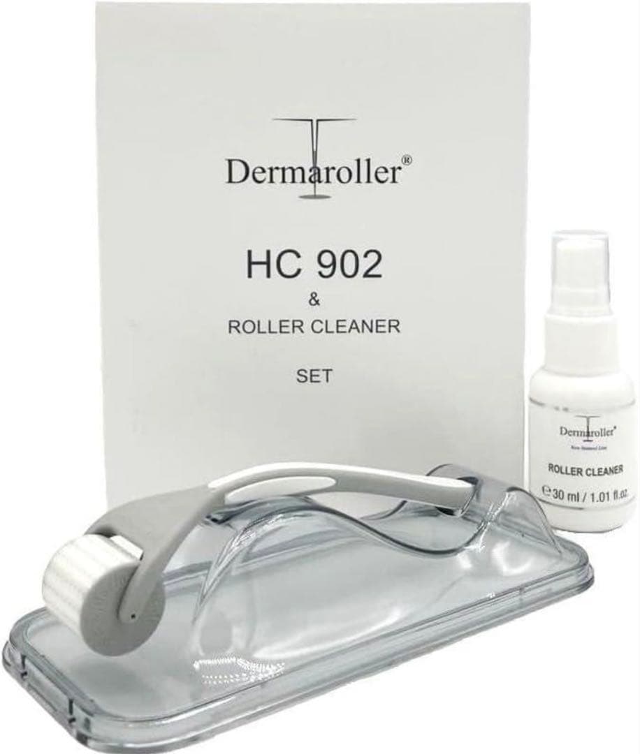 【未開封】Dermaroller HC902 & ローラークリーナー セット ダーマローラーHC902（専用クリーナーセット）[Dermaroller GmbH 正規