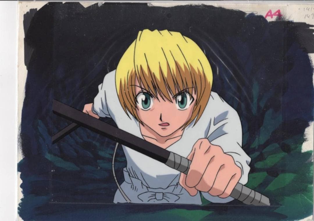 HUNTER×HUNTER ハンターハンター　クラピカ　セル画　A-4 Yahoo!オークション - 【セル画】 HUNTER×HUNTER ハンター×ハンター