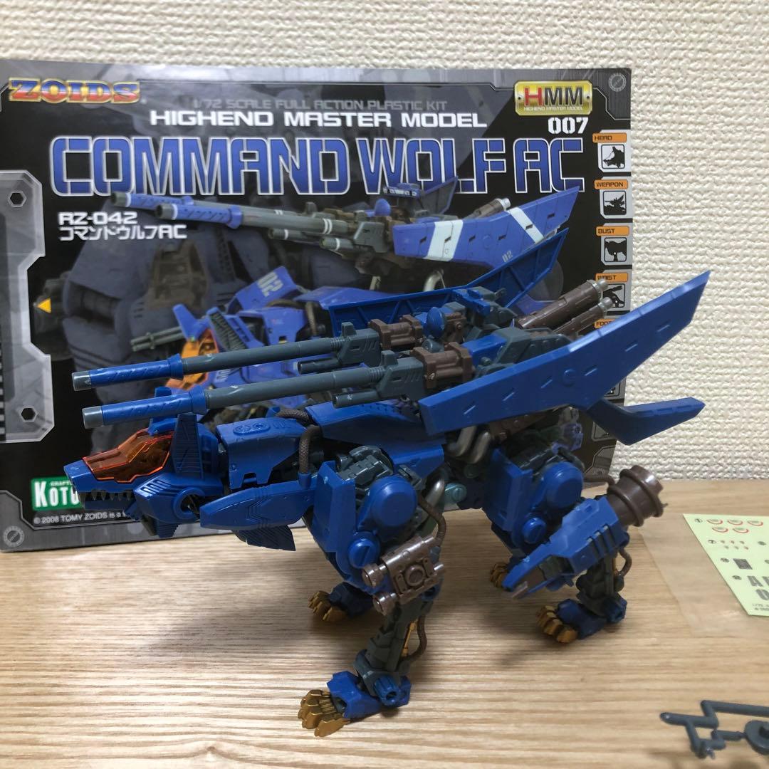 【素組み】HMMハイエンドマスターモデル　ゾイド　コマンドウルフアタックカスタム 1/72 HMM RZ-042 コマンドウルフ アタックカスタム『ゾイド -ZOIDS