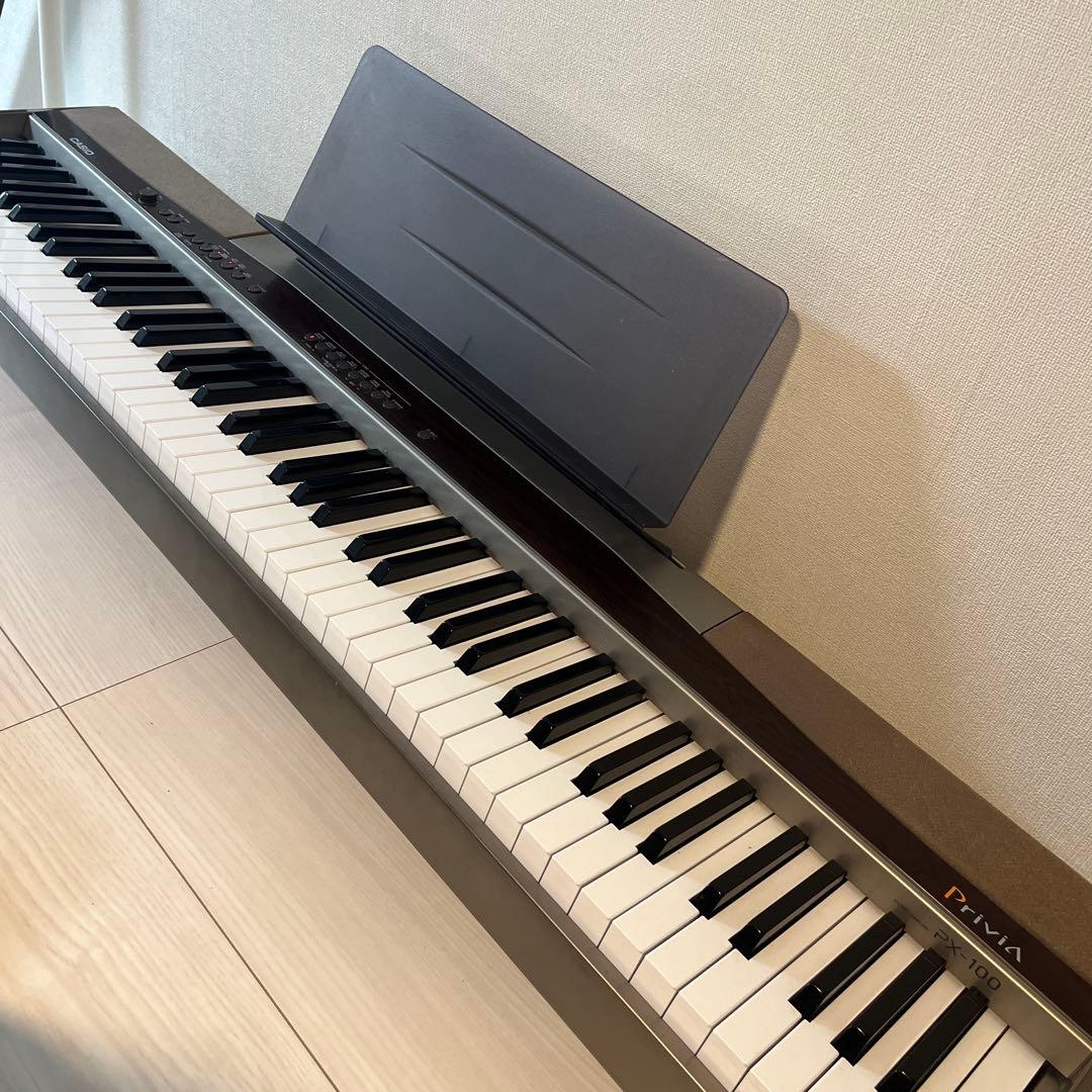 電子ピアノ セット CASIO Privia PX-100 練習用 88鍵 CASIO（カシオ） CASIO PX-100 Privia Keyboard 電子ピアノ キーボード