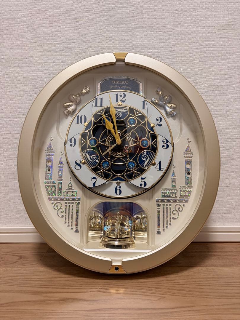 SEIKO　セイコー　RE579S　ウェーブシンフォニー　からくり電波時計 からくり時計 壁掛け時計 ウエーブシンフォニー RE579S セイコー SEIKO