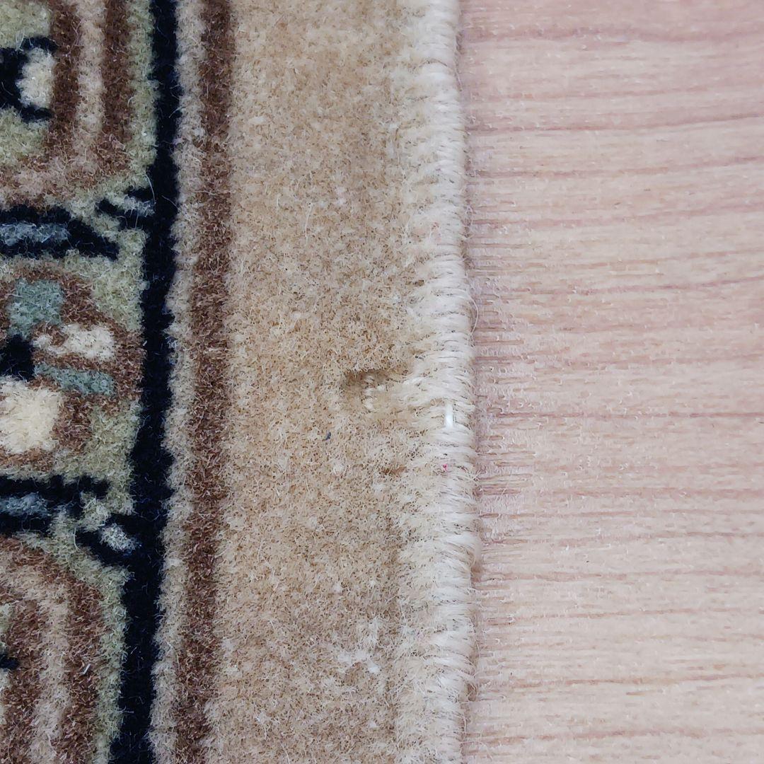 Y3359 パキスタン絨毯 ウール 手織り 大判179×125㎝ - メルカリ
