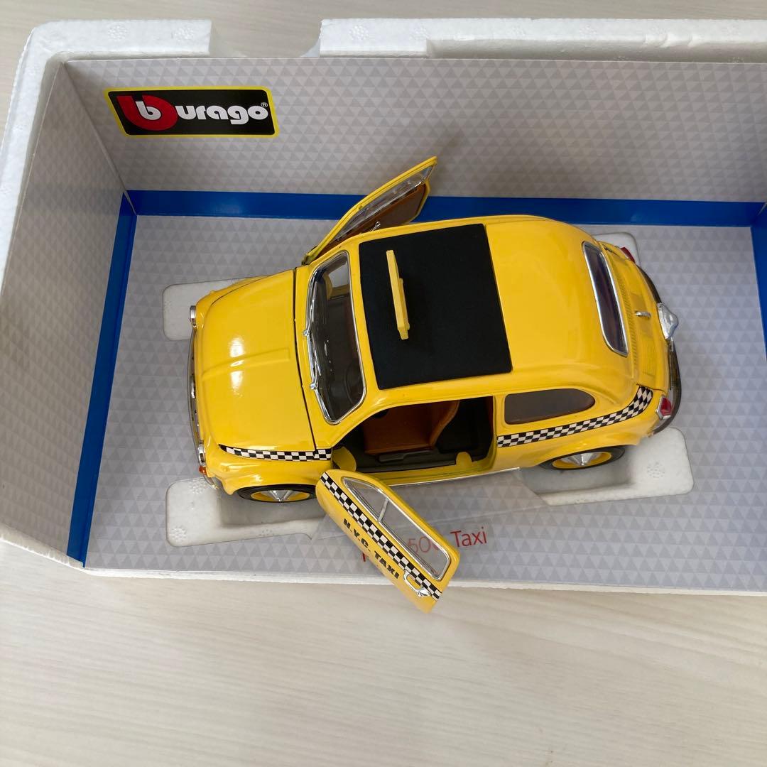 Bburago FIAT 500 タクシー 1/18 - メルカリ