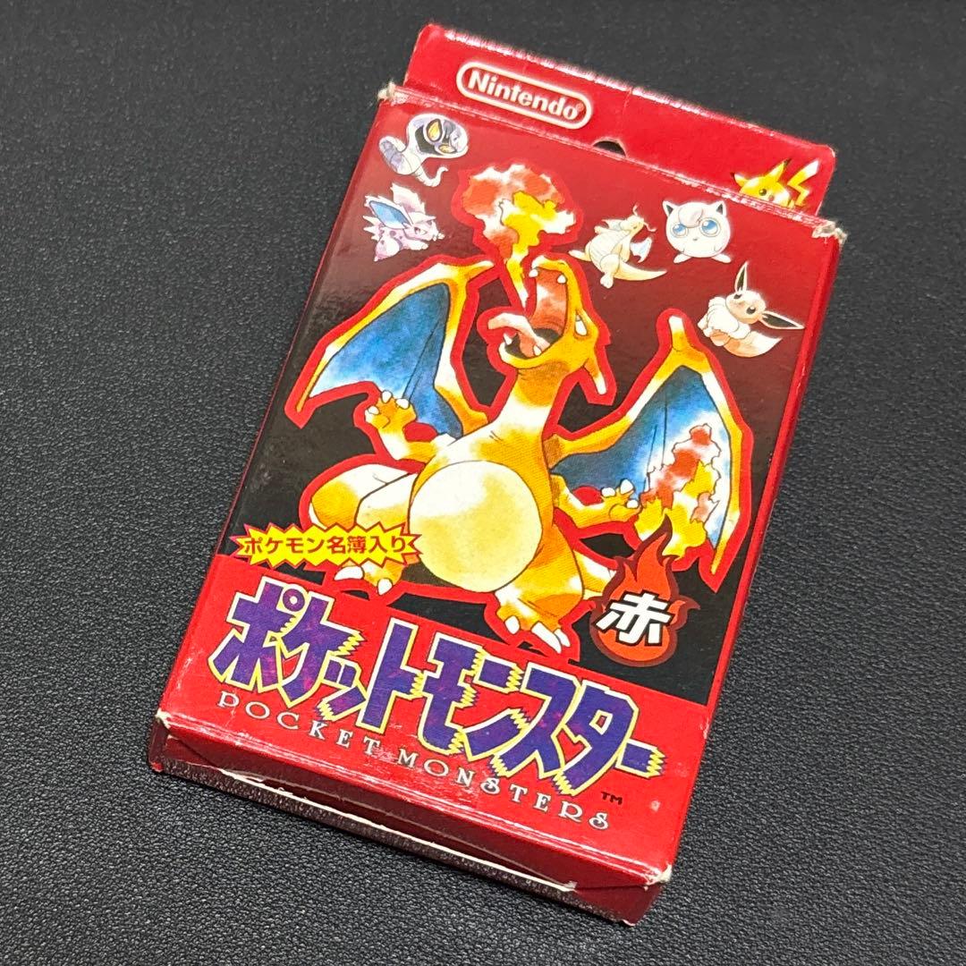 【希少】ポケットモンスター赤 トランプ Nintendo 1996 初代ポケモン 希少】ポケモントランプ レッド (主人公) 初期 赤 平成レトロ 絶版