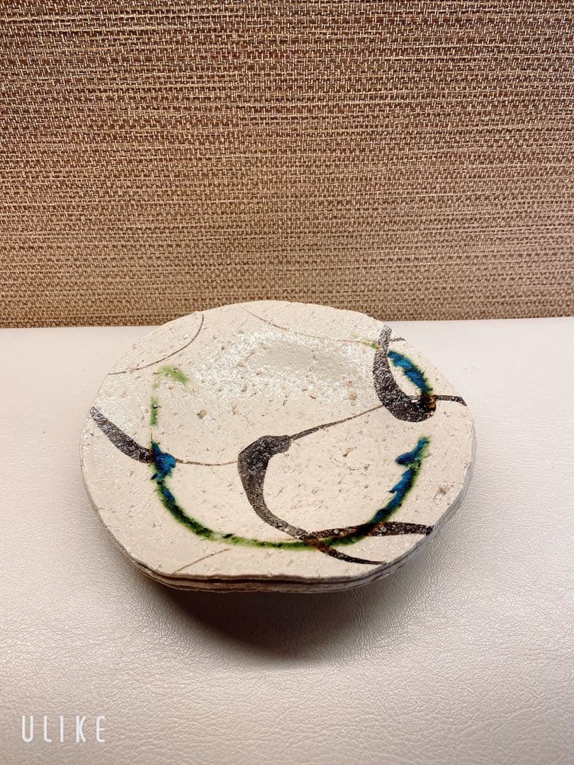 岸本謙仁(きしもとけんにん)作 陶器 大皿(非売品、希少)