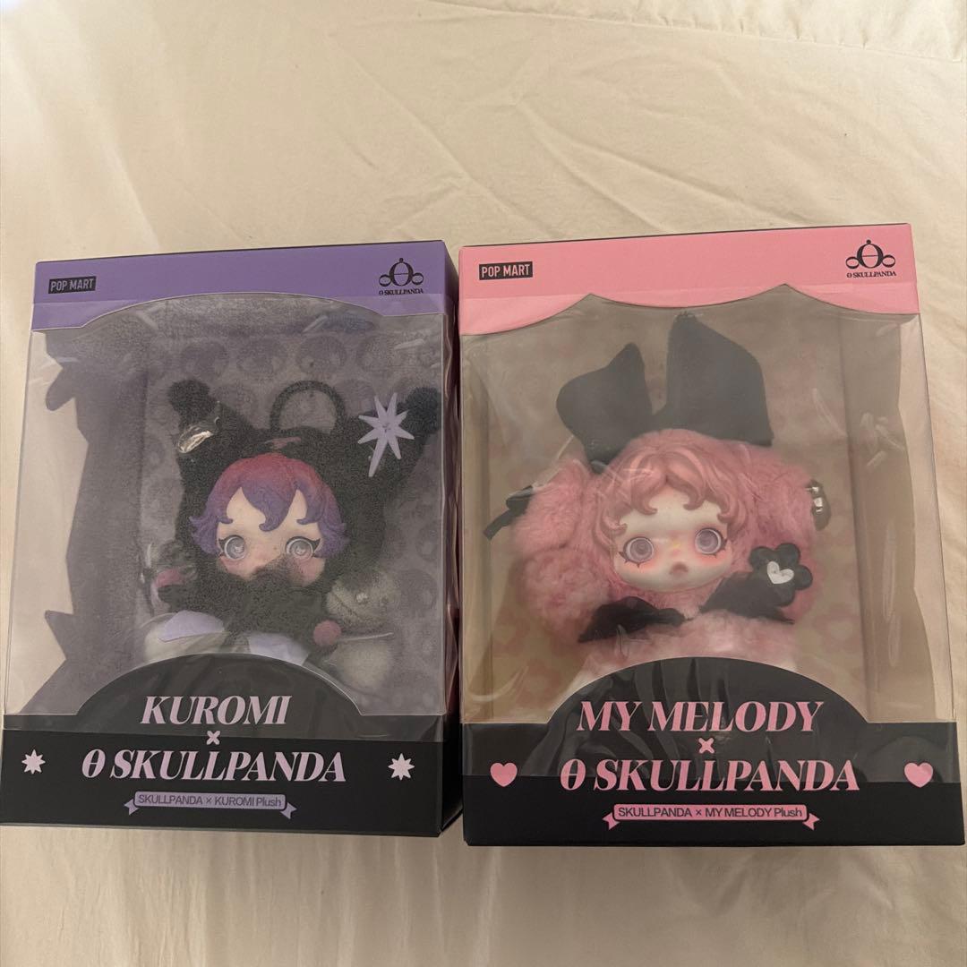 SKULLPANDA 　スカルパンダ　マイメロディ　クロミ　セット gmg.mag | SKULLPANDA × クロミ、SKULLPANDA × マイメロディの