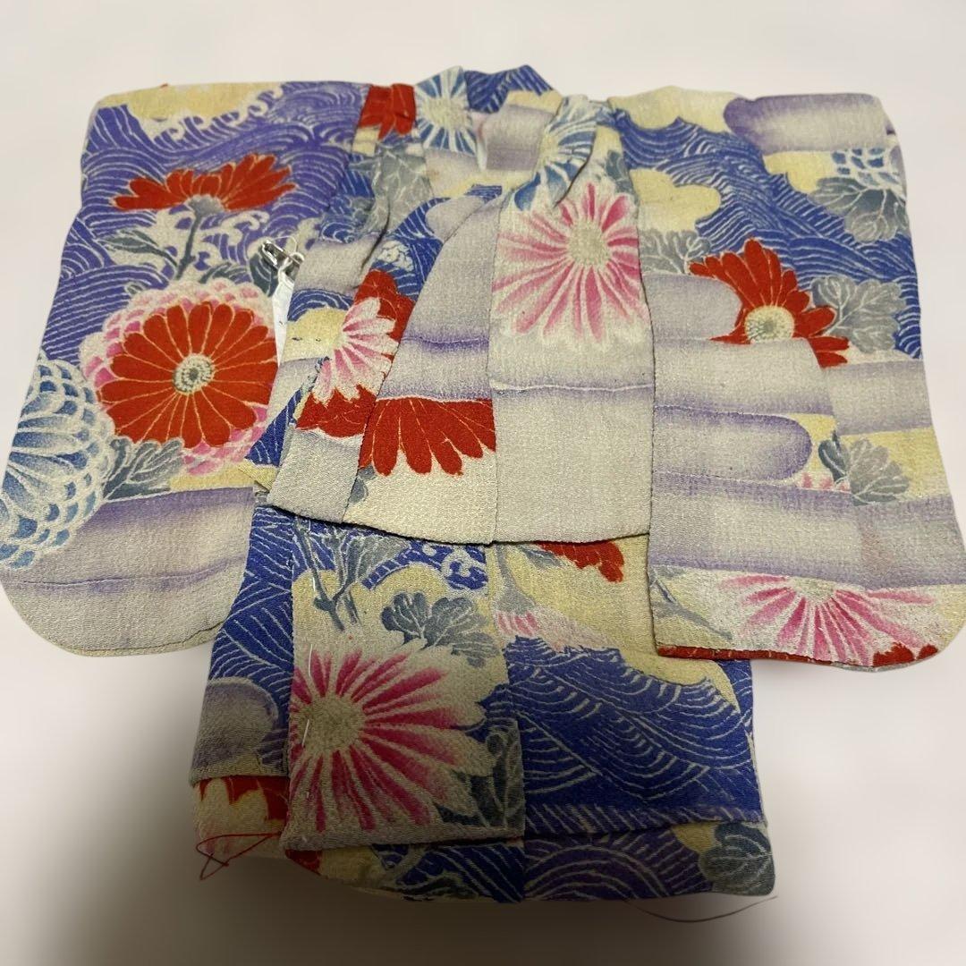 市松人形の着物　江戸縮緬　３号　11607 楽天市場】【市松人形】市松人形 8号市松人形：正絹壮絞り衣裳ケース付