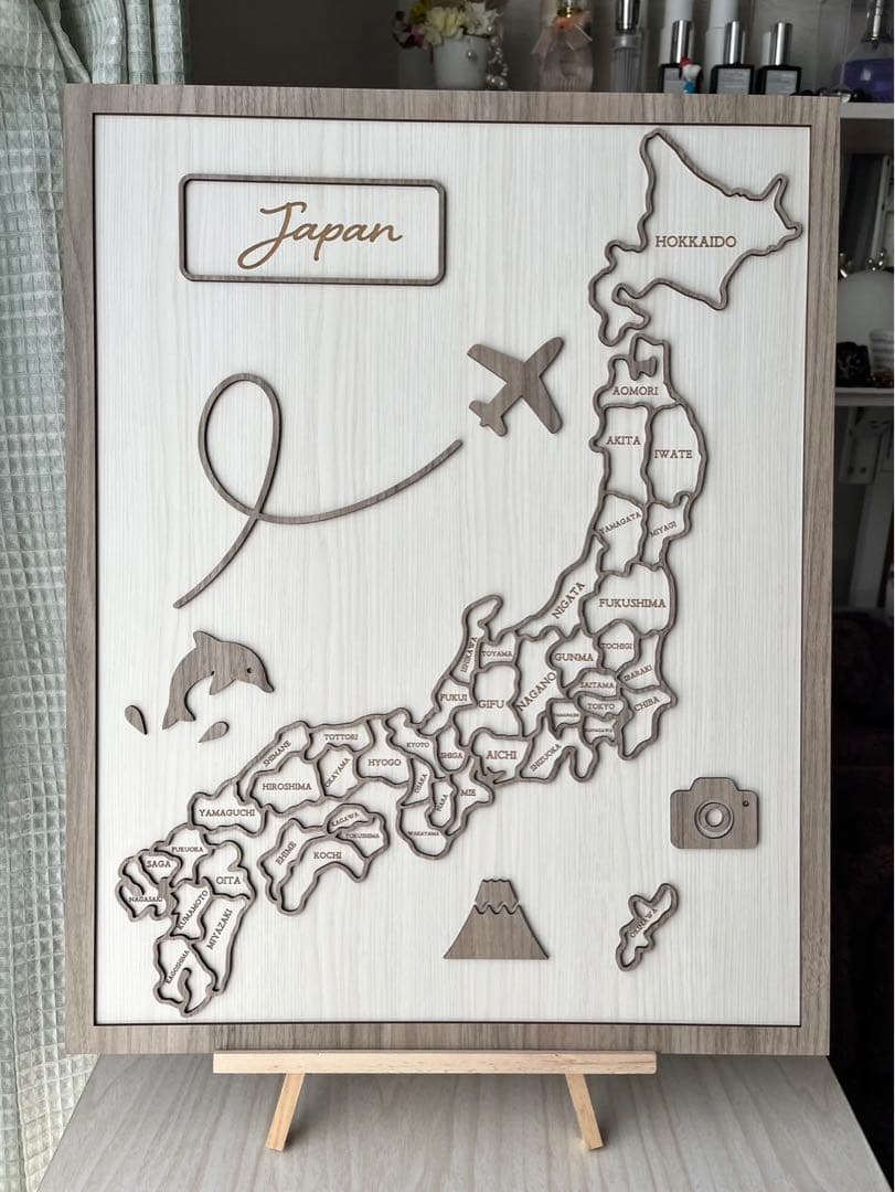 くらしなごやか　トラベラーマップパズル※値引き可 トラベラーマップ パズル【日本地図】（壁に貼るタイプ） – くらしなごやか