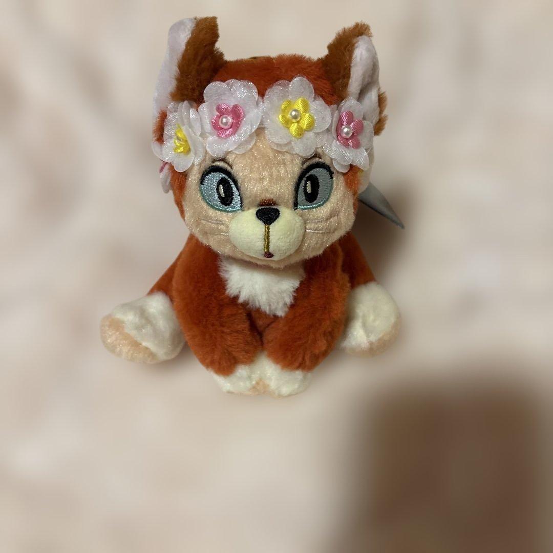 新品 ダイナ ぬいぐるみキーホルダーふしぎの国のアリス ディズニー