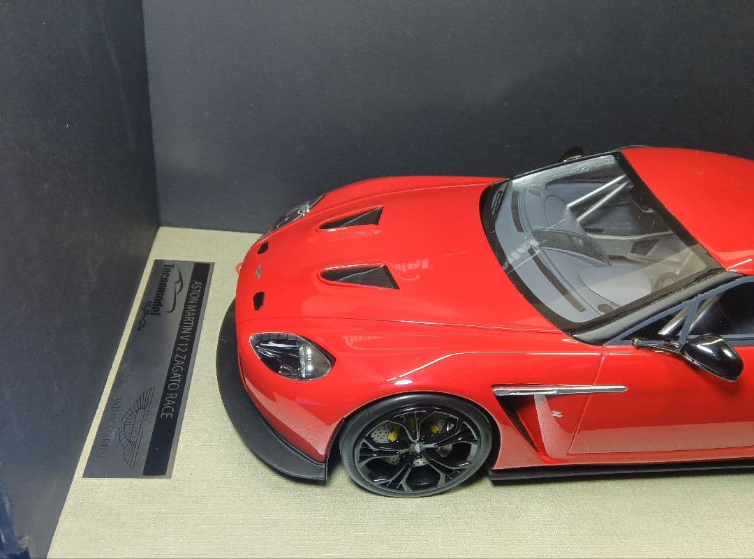 1/18 アストンマーチン V12 zagato テクノモデル 窓浮きあり - メルカリ