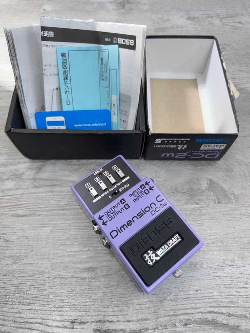BOSS Dimension C DC-2w パープル BOSS Dimension C DC-2W エフェクター ディメンション ボス 技 WAZA