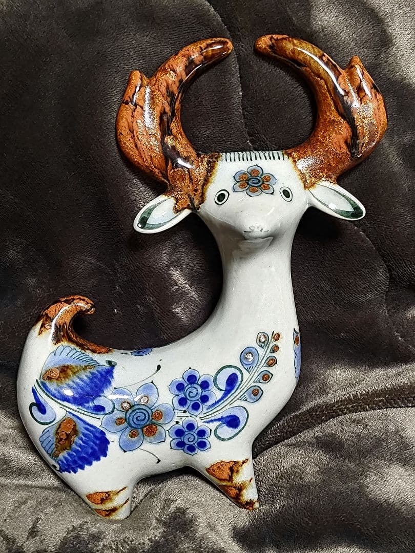 希少美品　メキシコ　トナラ焼き　El Palomar　陶器　置物　オブジェ メキシコ トナラ焼き エルパロマール 陶器 ネコ 置物 - メルカリ