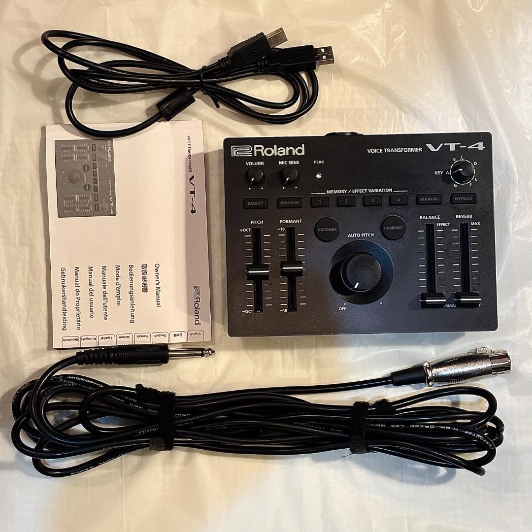 【中古美品】Roland VT-4 ボイストランスフォーマー　マイクケーブル付 P2640099_1200x.jpg?v=1668135773