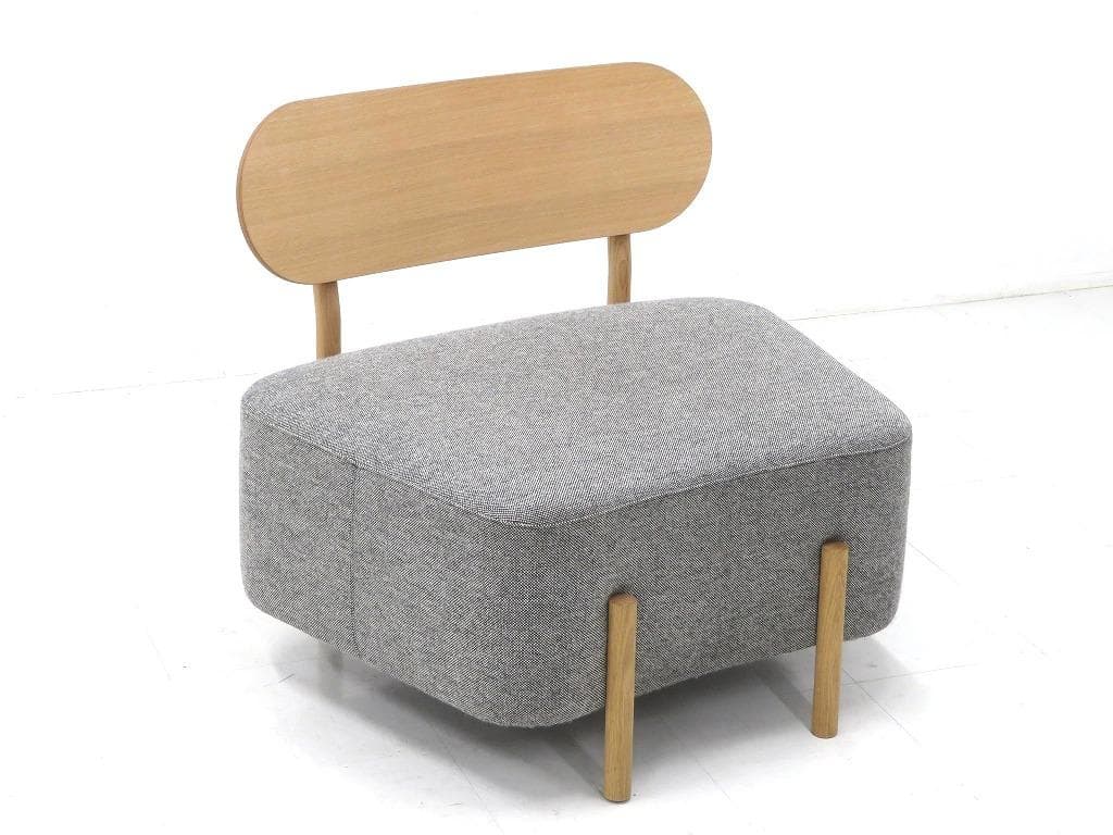 展示品 カリモク ドラドラ 北欧 オーク材 ソファ ラウンジチェア