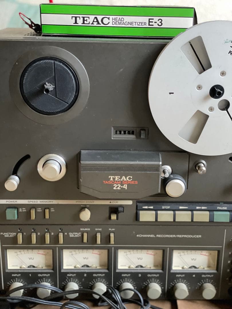 アナログ、ビートルズサウンドTEAC 22-4 オープンリール 4チャンネル TASCAM 22-2 を4トラ化して利用度を上げる : オープンリールテープ