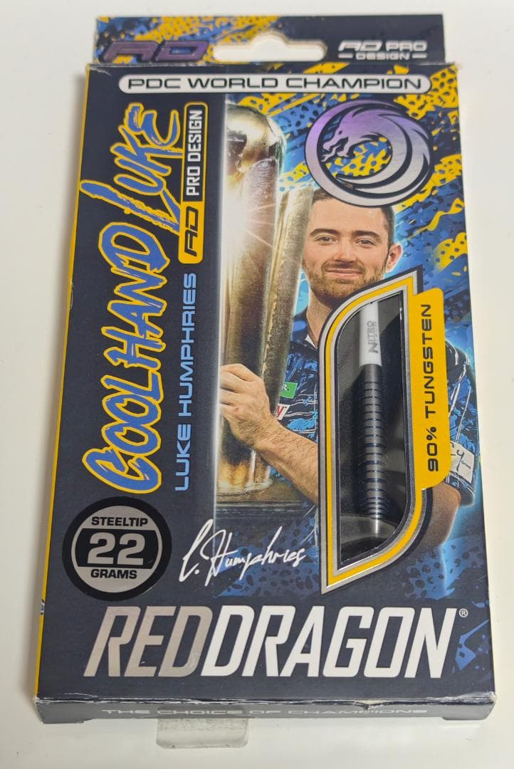 Luke Humphries TX3 Cool Blue SE (4BA加工) Luke Humphries Cool Blue S.E. Darts | Red Dragon Darts – Winmau