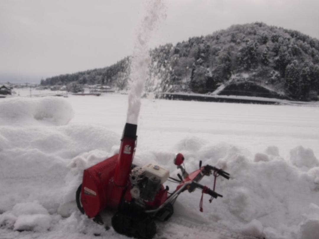 綺麗ホンダ除雪機HS80雪飛びます！！HONDAバッテリー新品実動富山