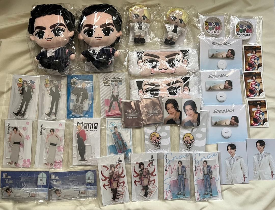  Man ラウール アクスタ すのチル チルぬい ヘアバンド等 SnowMan ラウール すのチル ヘアバンド 新品未開封 グッズ ドーム