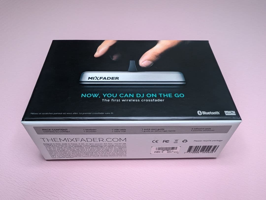 Mixfader ワイヤレスポータブルフェーダー 初のポータブルクロスフェーダー「Mixfader