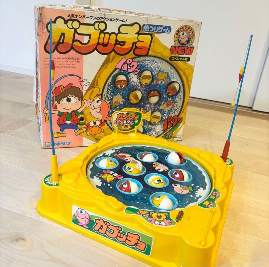 ヨネザワ 魚つりゲームガブッチョ スペシャル版 レア希少 平成レトロ当時物 電動トイ】ヨネザワ ガブッチョ 魚つりゲーム フィッシング 名作