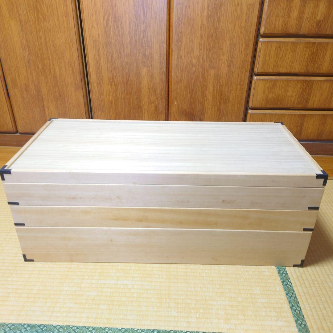 【美品】桐箱3段　蓋付き桐ケース　着物 衣装箱 収納ケース 和家具 楽天市場】日本製 桐衣装箱 3段高さ35 衣装ケース 衣装箱 着物収納