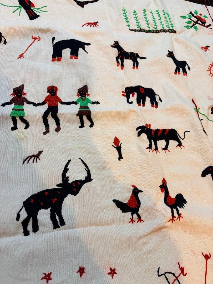 刺繍 ラグ モン族 インド刺繍 ヴィンテージの通販｜coupongo.ca