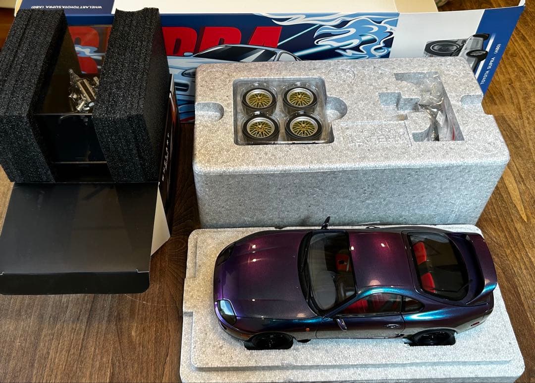 新品】WhelArt 1:18 Toyota Supra A80 Purple - メルカリ