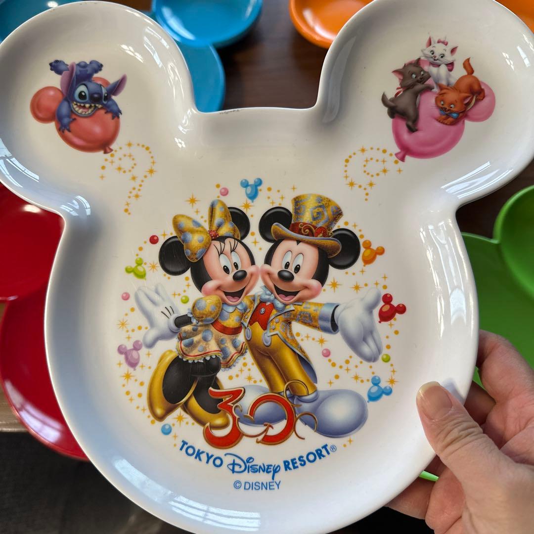 東京ディズニーランド30周年プレート1枚、ディズニーストアプレート