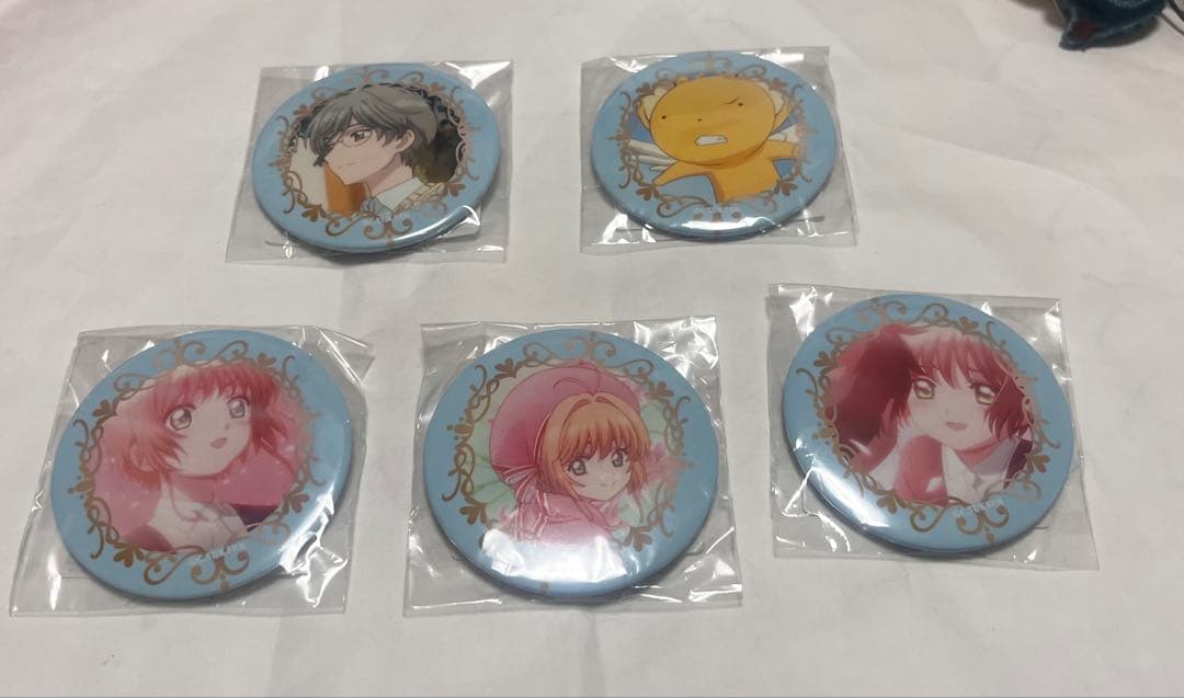 カードキャプターさくら 非売品　木之本桜 缶バッジ 5枚セット カードキャプター さくら クリアカード編 コレクション缶バッジ｜商品