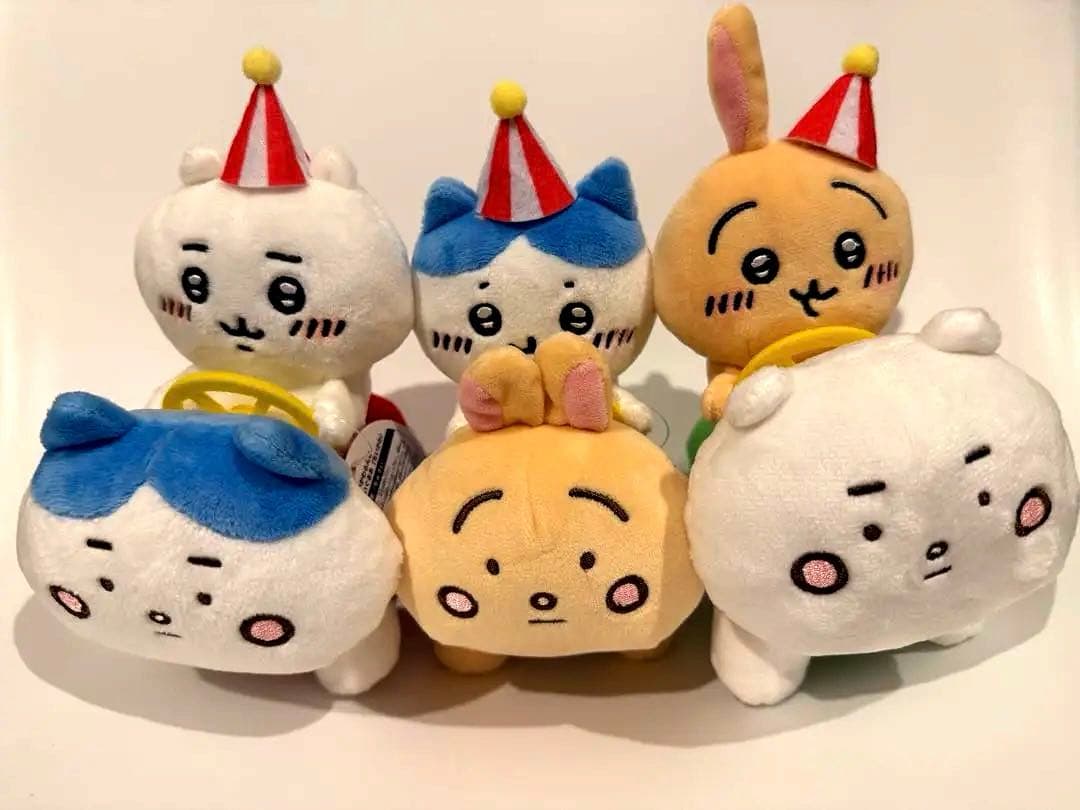 ちいかわらんど　ぴーぽぽぬいぐるみ（３点セット） ちいかわらんど ぴーぽぽぬいぐるみ ちいかわ ハチワレ うさぎ｜Yahoo