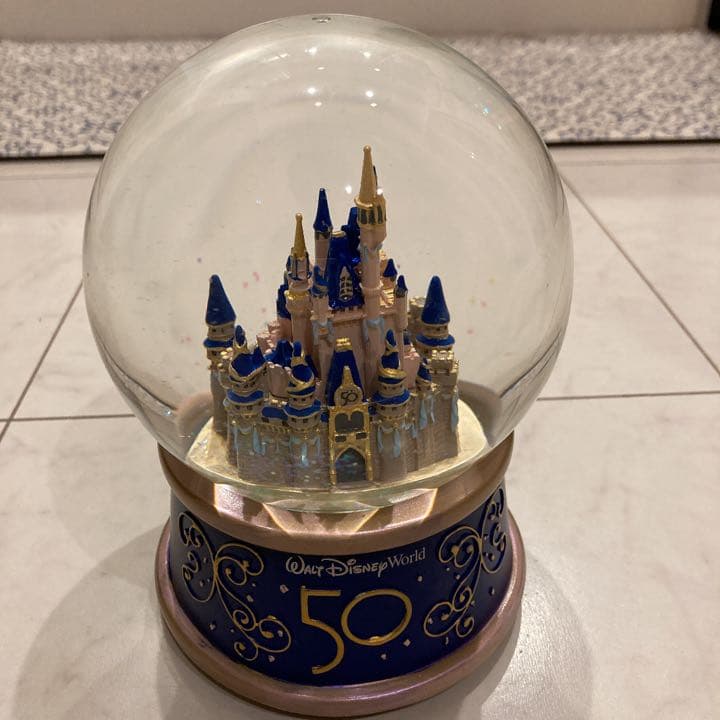 ディズニー 50周年 オルゴール スノードーム WDW 入手不可 - メルカリ