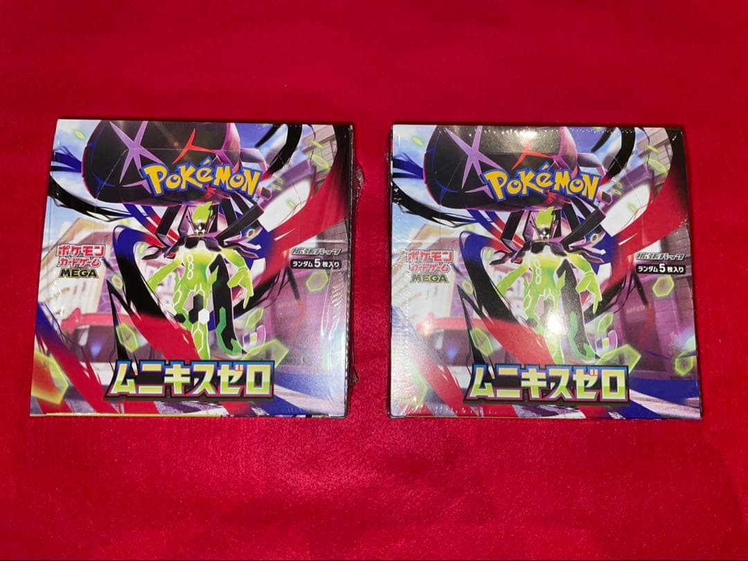 ポケモンカードゲーム ムニキスゼロ　2BOX シュリンク付き 新品未開封2BOX】ポケモンカード ムニキスゼロ シュリンク付き｜Yahoo