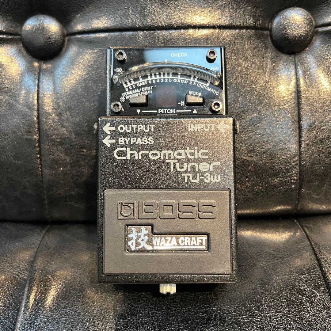 BOSS チューナー Chromatic Tunnel tuー3w エフェクター TU-3W Chromatic Tuner WAZA Craft（ペダルチューナー・技クラフト