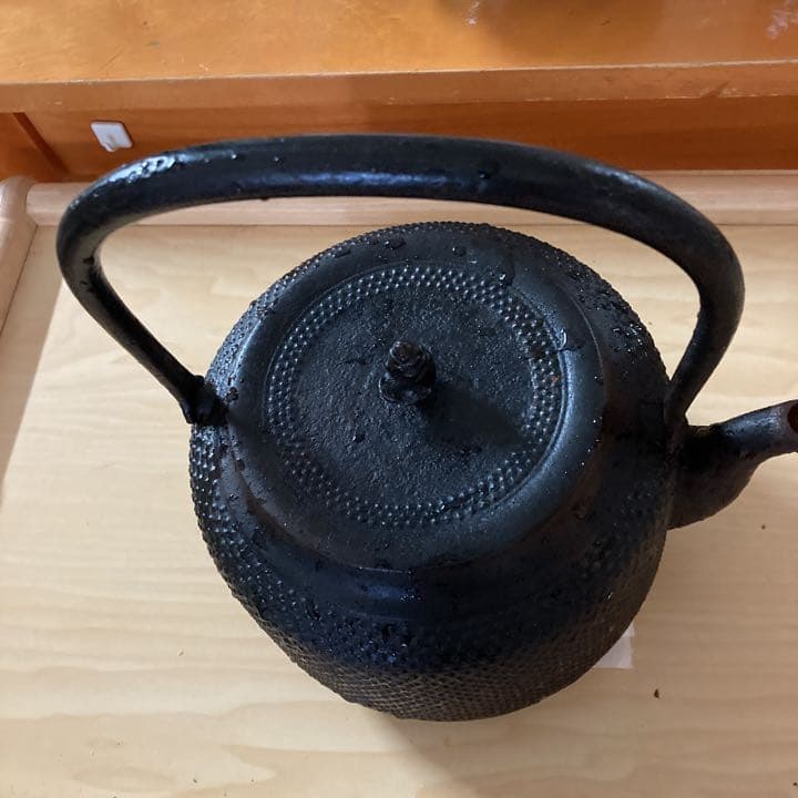 鉄器 南部鉄器 鉄瓶 平八千草 0.8L 【OIGEN 作】 IH調理器 伝統工芸品 白湯