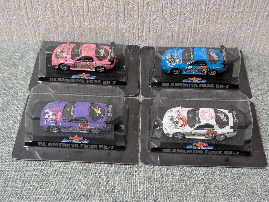 魔法少女リリカルなのはStrikerS 痛車ミニカーコレクション 4台セット imgrc0076836335.jpg
