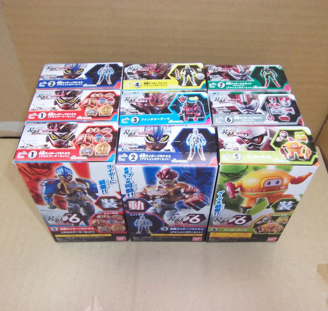 装動 仮面ライダーエグゼイド 1～10弾 全72個コンプ バグスター 最終