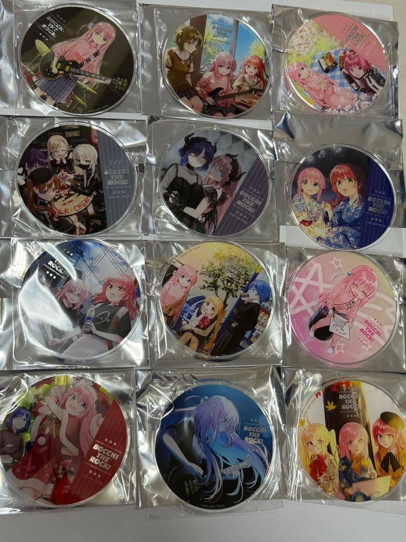 ぼっち・ざ・ろっく！ グラッテ アクリルコースター　全12種　コンプ　アニメイト ☆ぼっち・ざ・ろっく!×Gratte | Gratte | 株式会社アニメイト