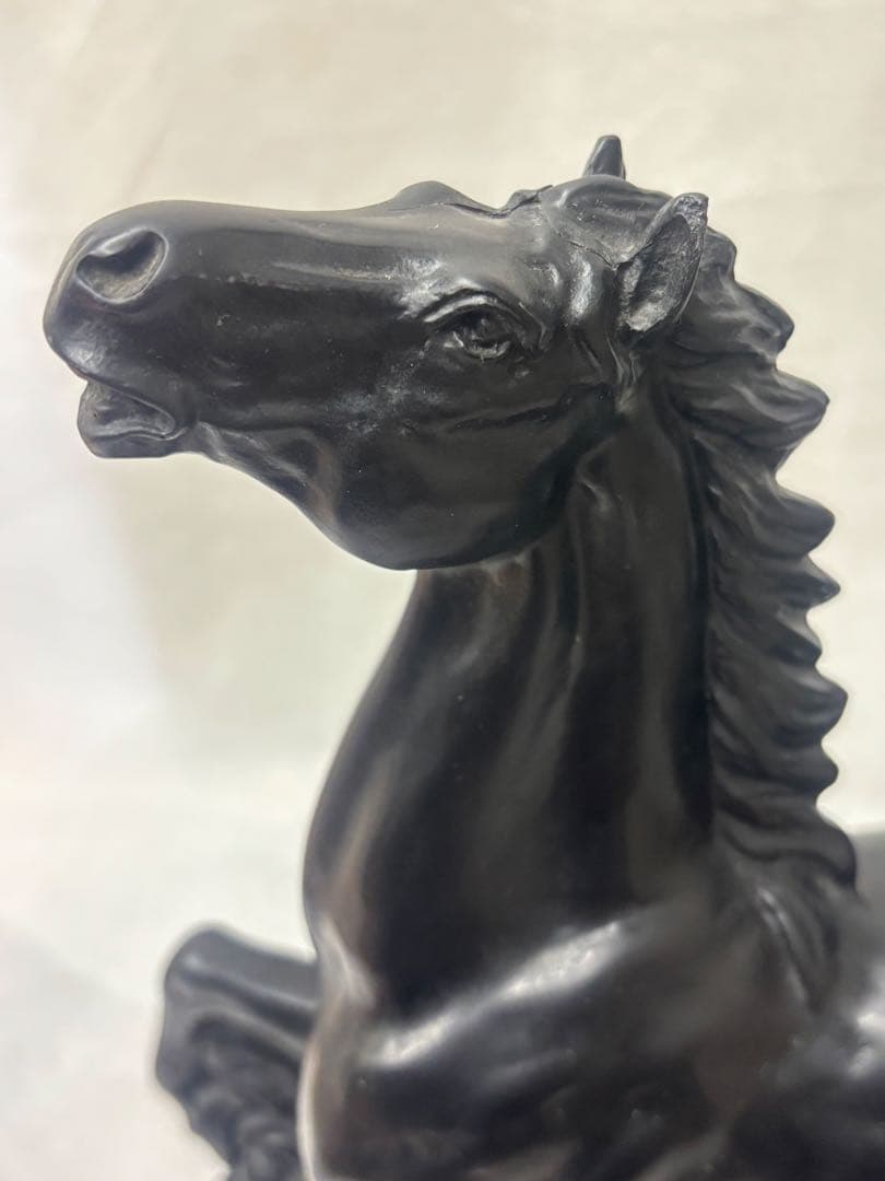 那智黒石 馬の置物 縁起物 幸運 招福 - メルカリ