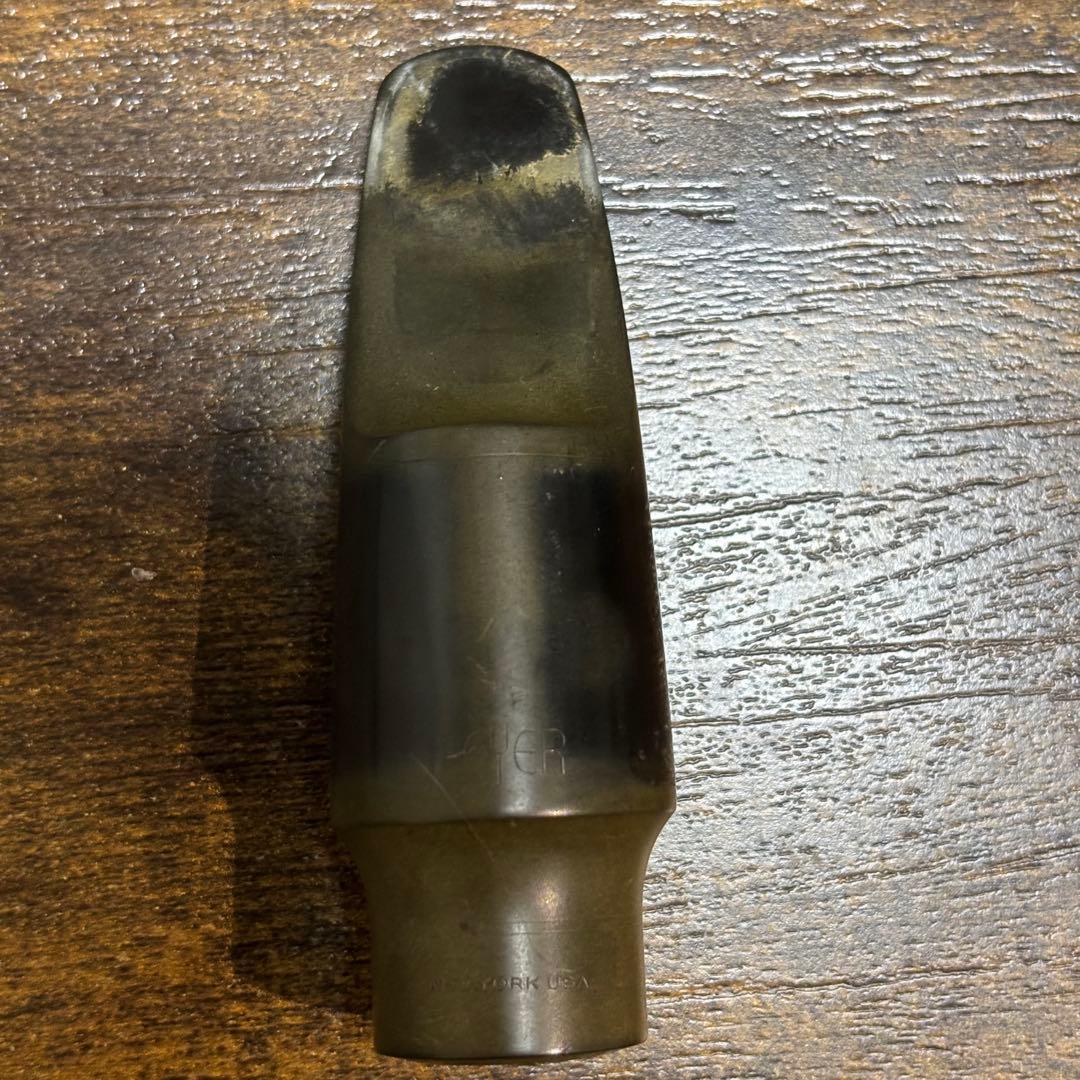 アルトサックスマウスピース　ニューヨークメイヤー　5SM MEYER ハードラバーNY 5M アルトサックス用マウスピース【100周年記念