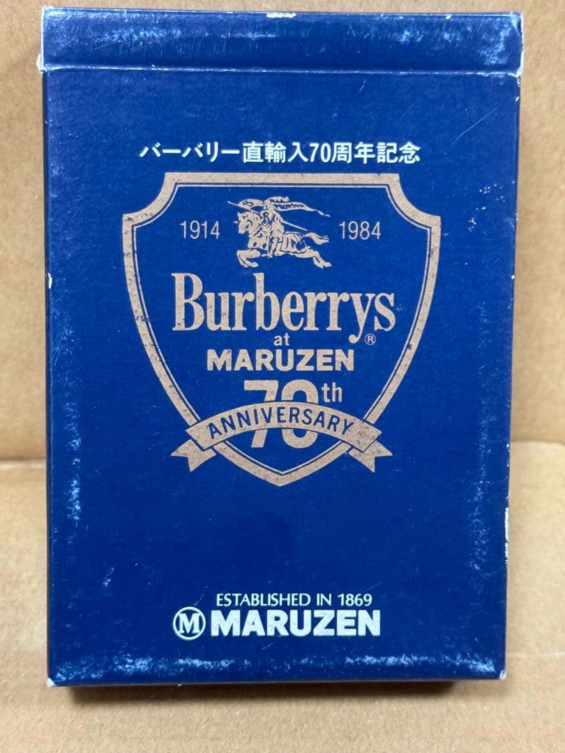 バーバリー　貴重　Burberry 直輸入70周年記念　MARUZEN トランプ トランプ 丸善 バーバリー直輸入70周年記念 - メルカリ