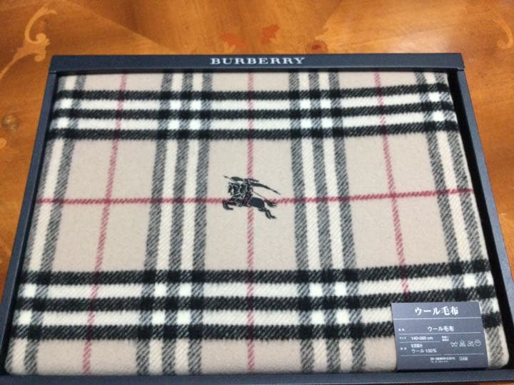 ◎新品未使用 BURBERRY バーバリー✨高級✨毛布✨日本製 wool - メルカリ