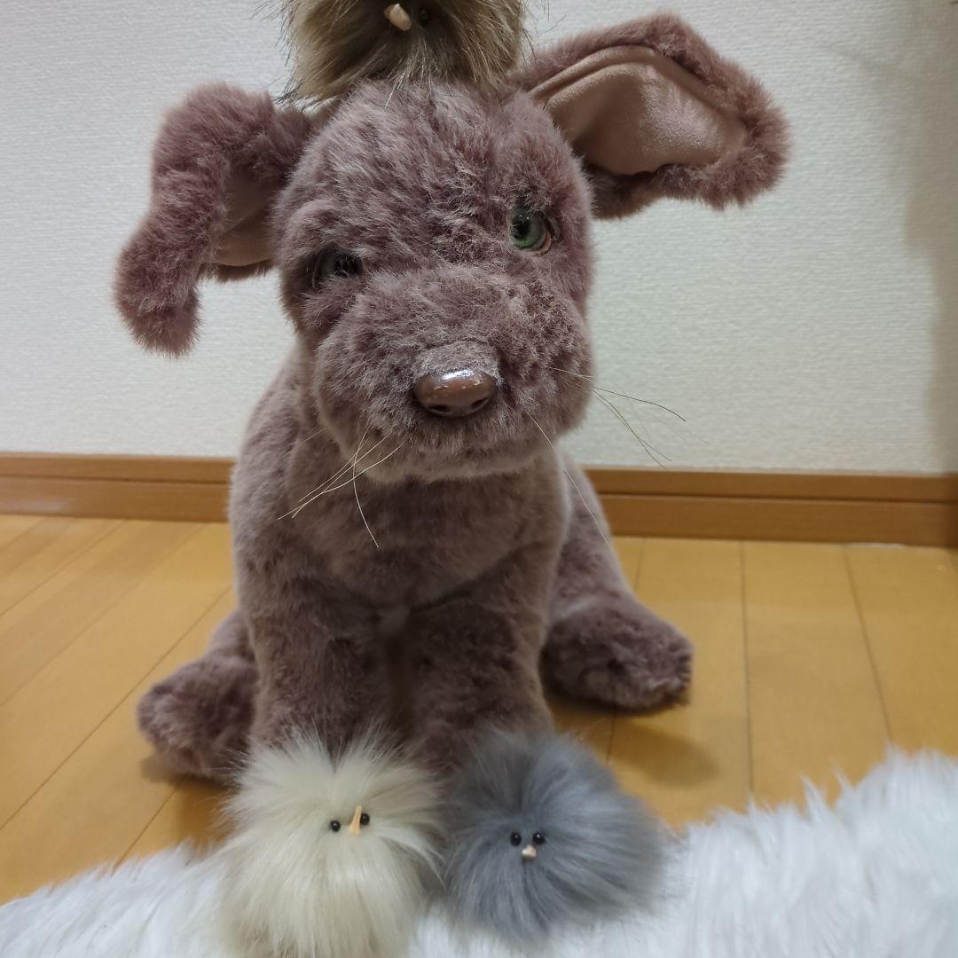 アートドール 作家 ハンドメイド ぬいぐるみ セット 鳥 犬 ラブラドール たけのこ ぬいぐるみ 犬 ラブラドール TAKENOKO キャンディ