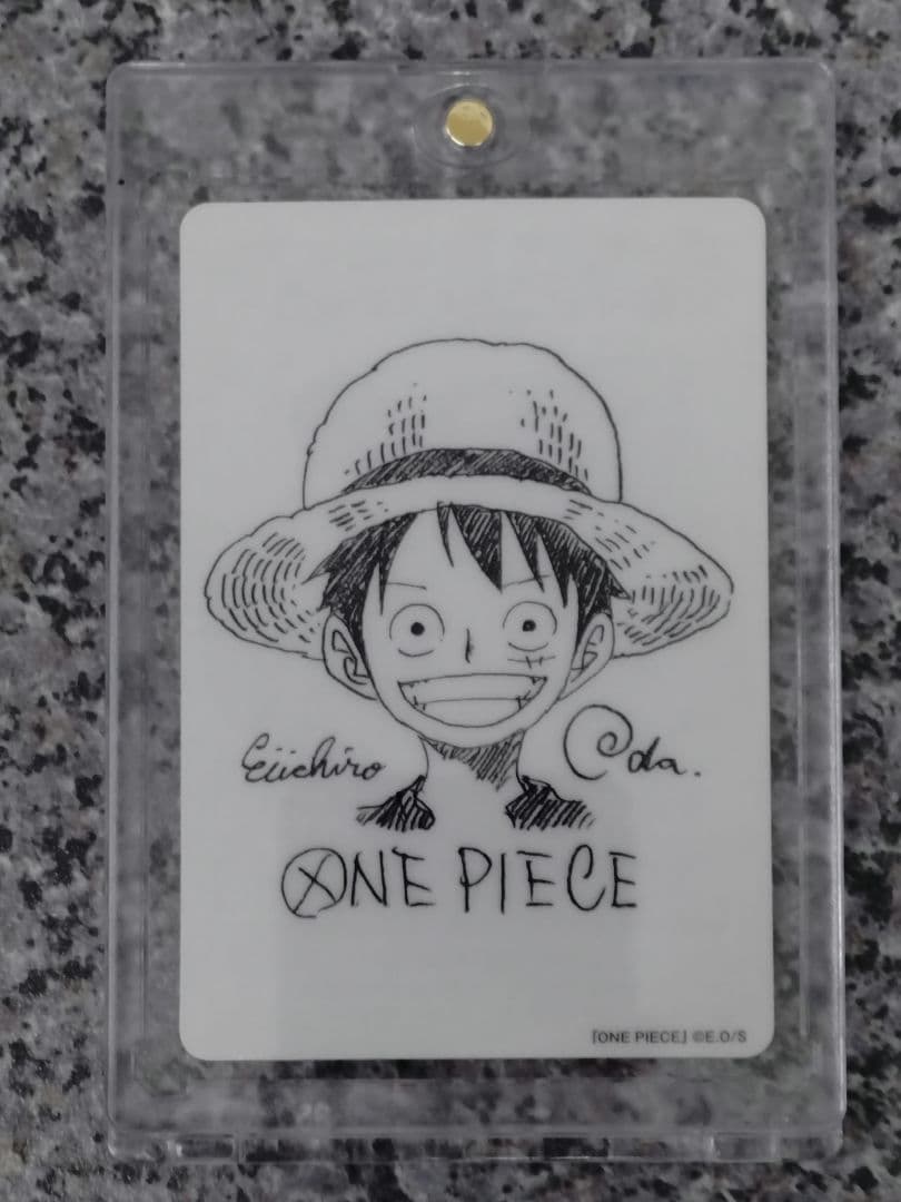 PSA10 鑑定向け 未鑑定 素体 ルフィ 尾田先生描き下ろしイラスト