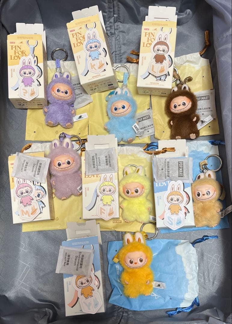 正規品 イニシャルラブブ 7個 まとめ売り イニシャルLABUBU #popmart #popmartjapan #ポップマート #ラブブ | TikTok
