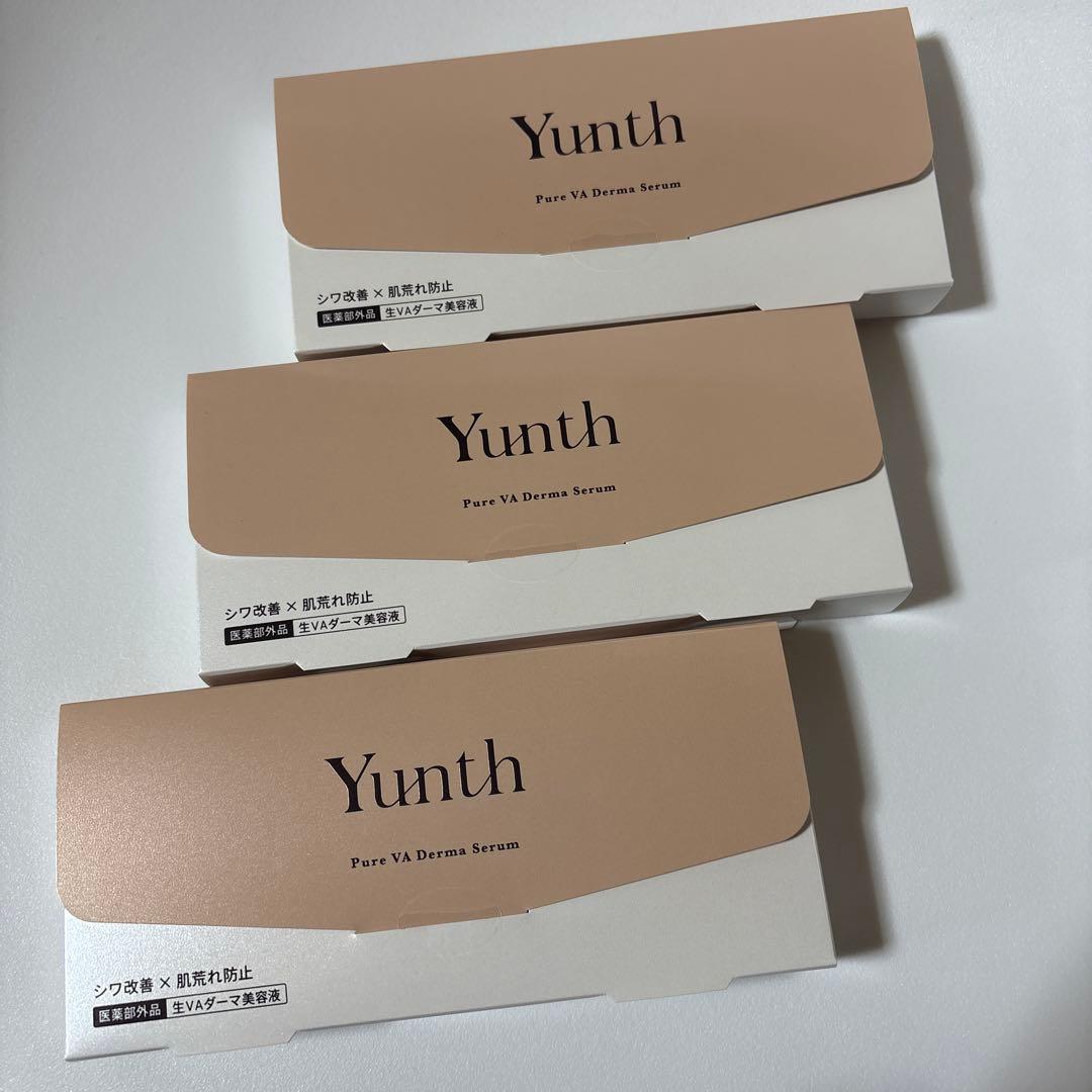 【新品未開封】Yunth 生VAダーマ美容液 3箱 Yunth（ユンス） 美容液 生ビタミンC ダーマ レチノール 生VC美容液 生
