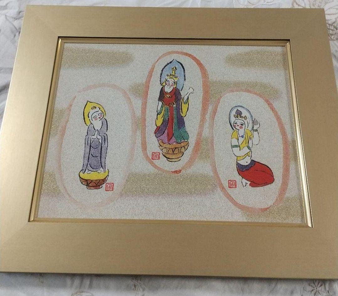 瀬戸内寂聴 はなひら観音の西陣織 絵画 - メルカリ