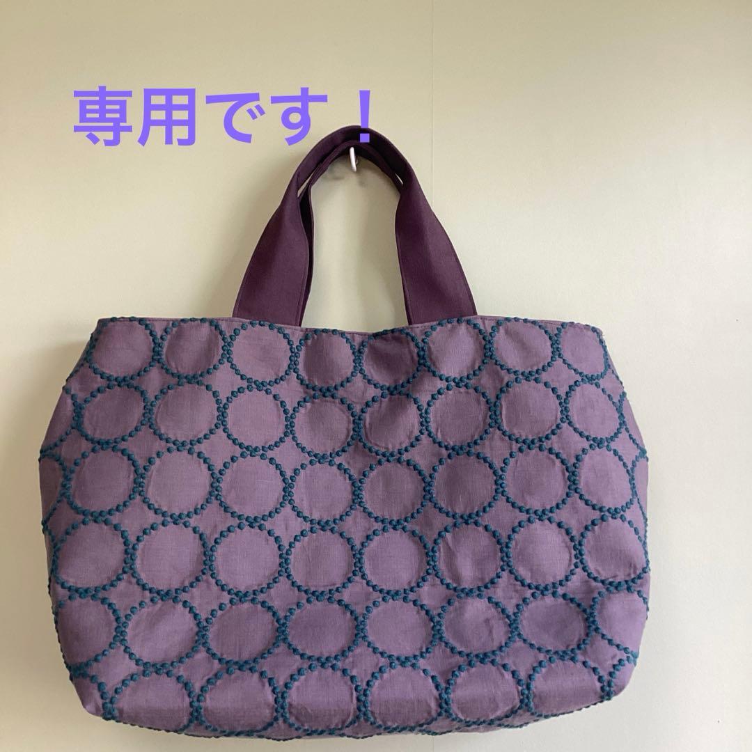 ひろきちです！ミナペルホネンタンバリントートバッグハンドメイド ミナペルホネン タンバリン 角丸トートバッグ 【受注制作】 - handmade
