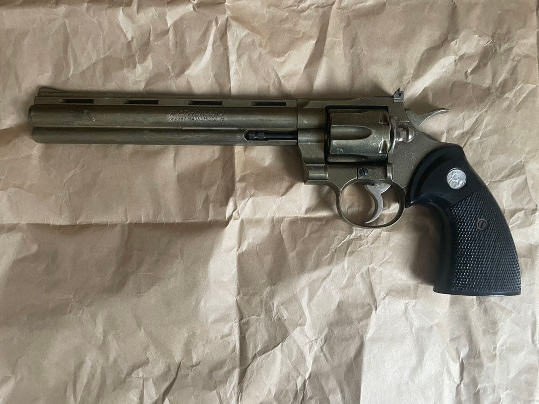 Python .357 金属モデルガン　コクサイSMG刻印 コクサイ NEW COLT PYTHON .357 MAGNUM 24K 4インチ モデルガン 買取
